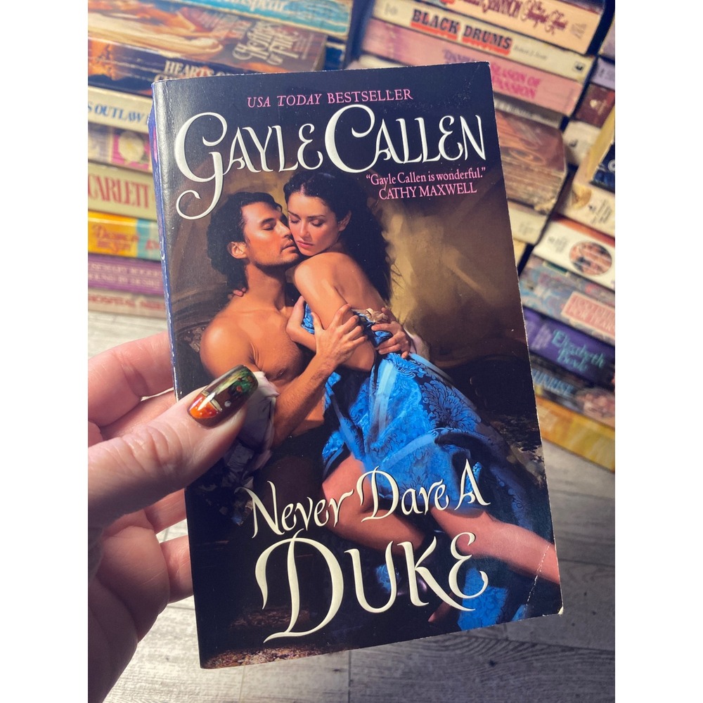 Never Dare A Duke Historical Romance Novel by Gayle Callen Avon Paperback Clinch